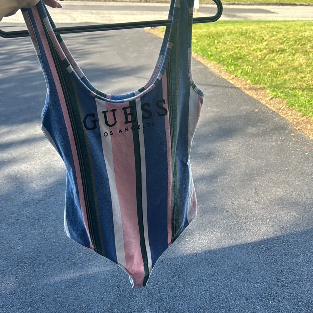 Guess Multicolor Striped Swimsuit